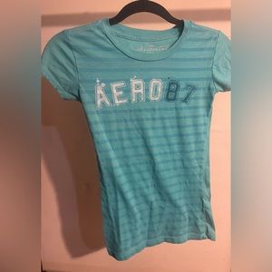 Aeropostale Juniors Blue T-shirt size Extra Small